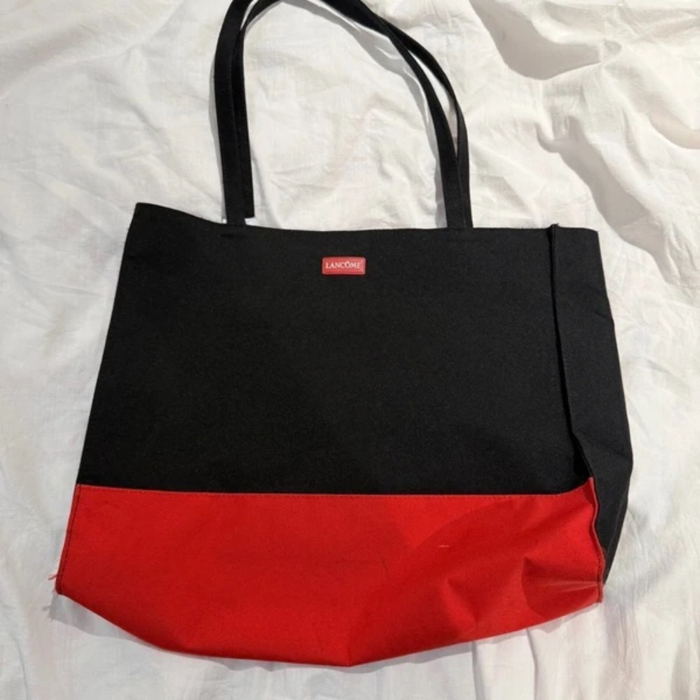 Lancome Elegant Black and Red Tote